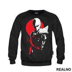 Saitama Fist Red Moon - One Punch Man - Majica