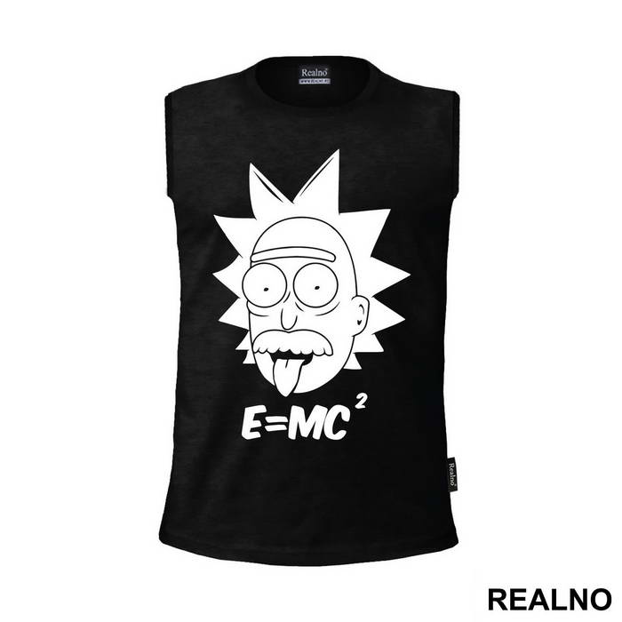 Einstein Rick Head - Rick And Morty