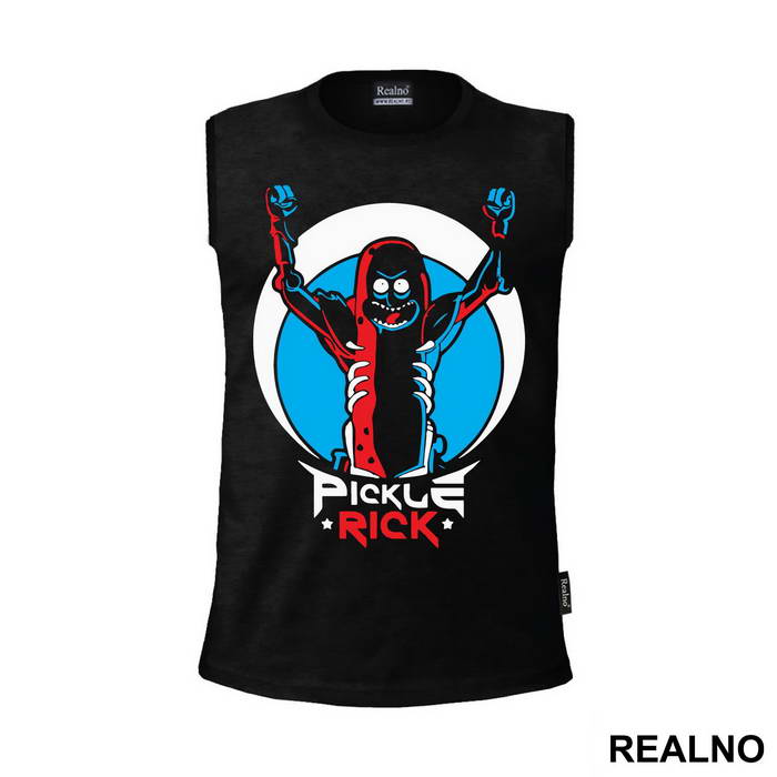 Pickle Rick Red And Blue - Rick And Morty