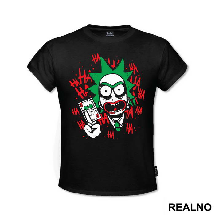 Joker Rick HAHAHA - Rick And Morty