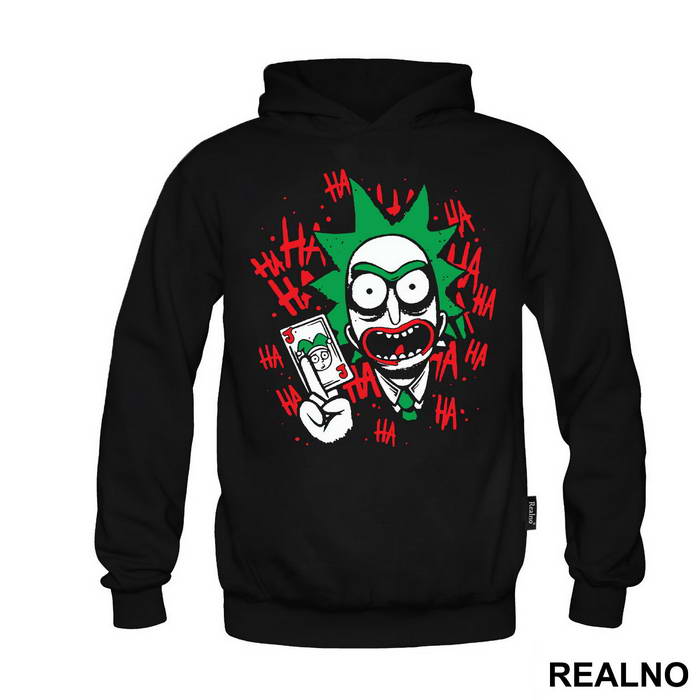 Joker Rick HAHAHA - Rick And Morty