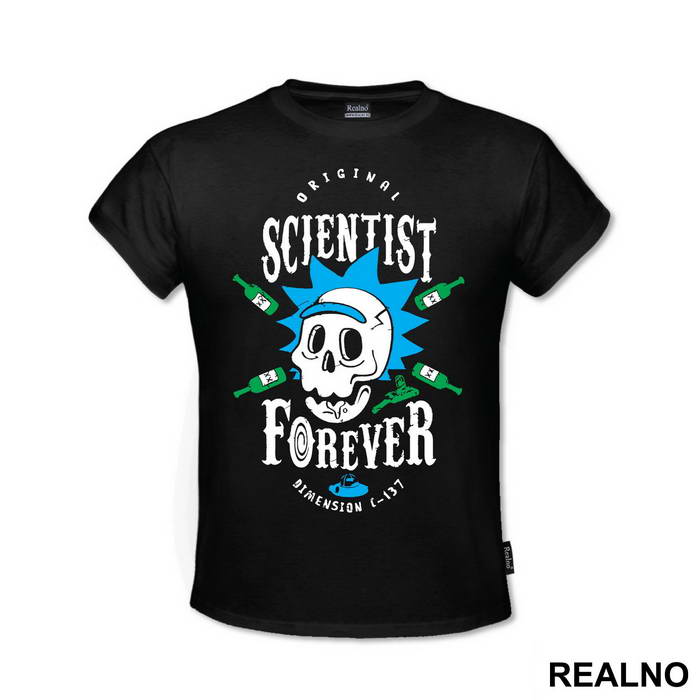 Orininal Scientist Forever Dimension C-137 - Rick And Morty