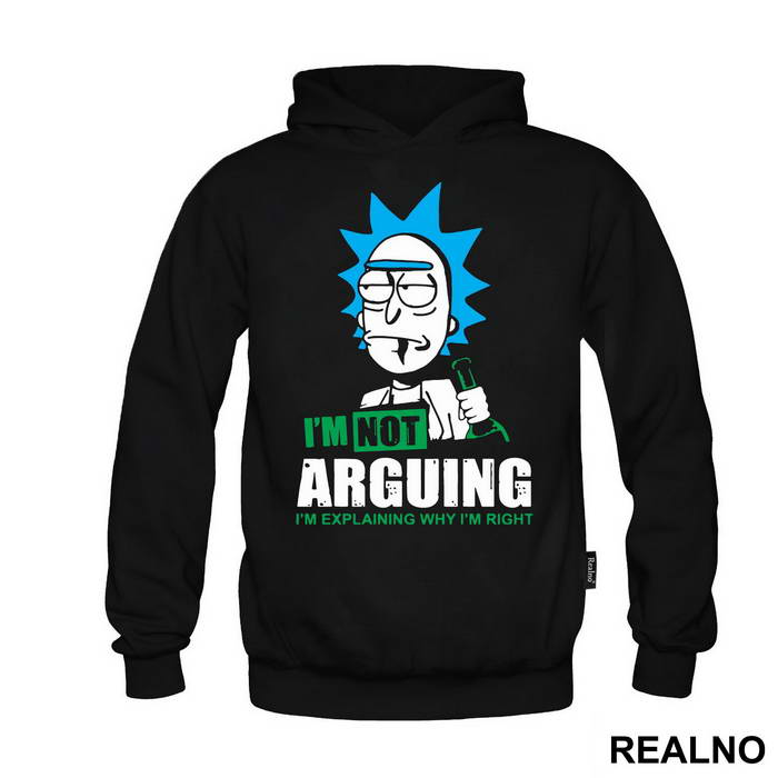 I'm Not Arguing I'm Explaining Why I'm Right Rick Bottle - Rick And Morty