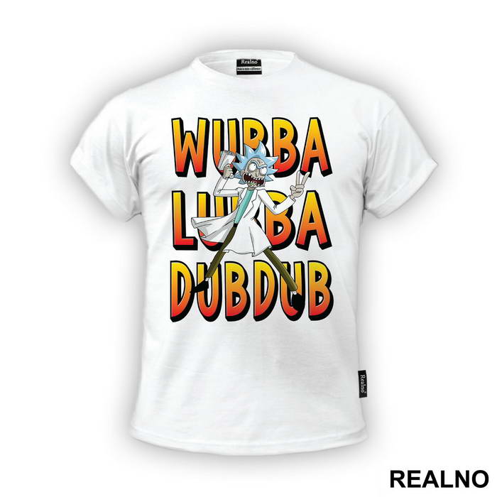 Wubba Lubba Dub Dub With The Portal Gun - Rick And Morty
