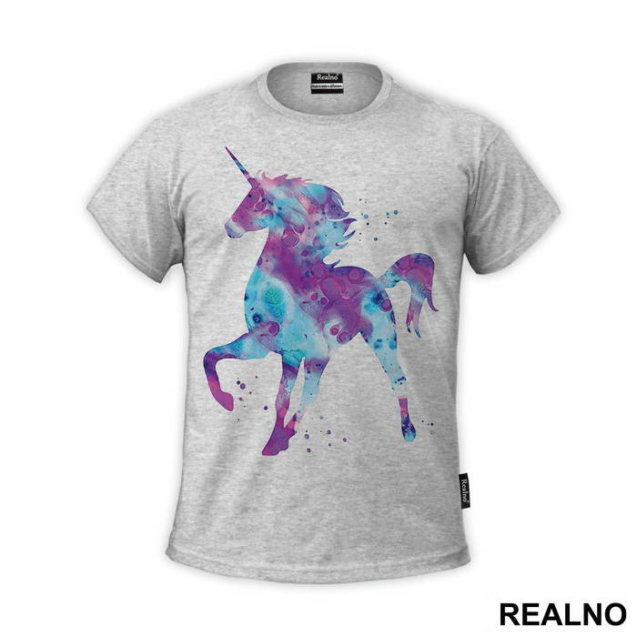 Uncorn Space Silhouette - Jednorog - Majica
