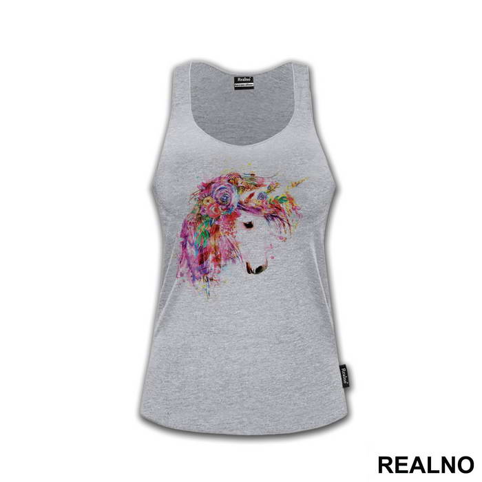 Flower In The Hair - Unicorn - Jednorog - Majica