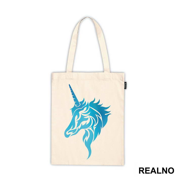 Blue Silhouette - Unicorn - Jednorog - Majica