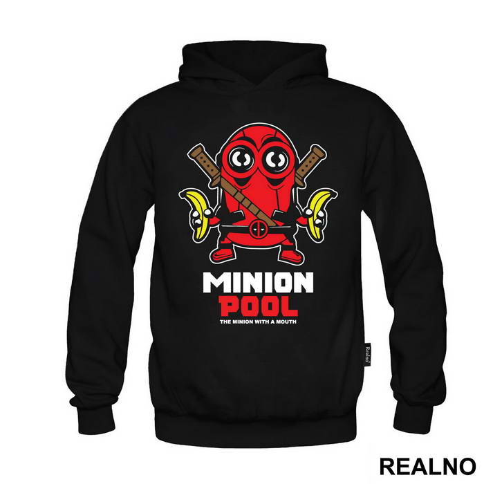 Deadpool Holding Bananas - Minions
