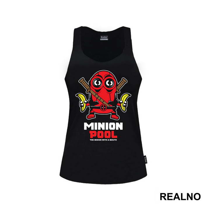 Deadpool Holding Bananas - Minions