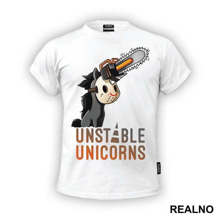 Chainsaw Head - Unicorn - Jednorog - Majica