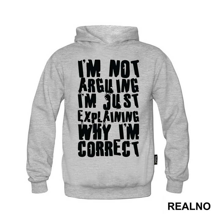 I'm Not Arguing I'm Just Explaining Why I'm Correct - Engineer