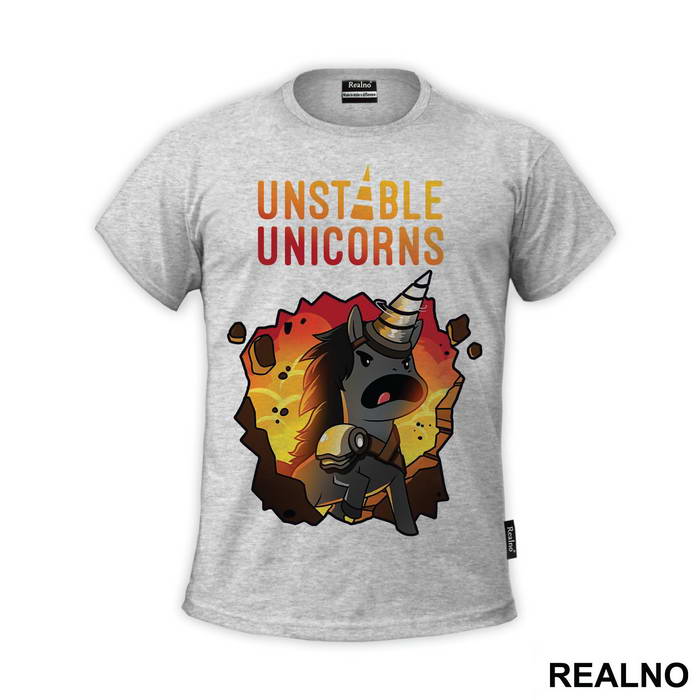 Breaking Through - Unicorn - Jednorog - Majica