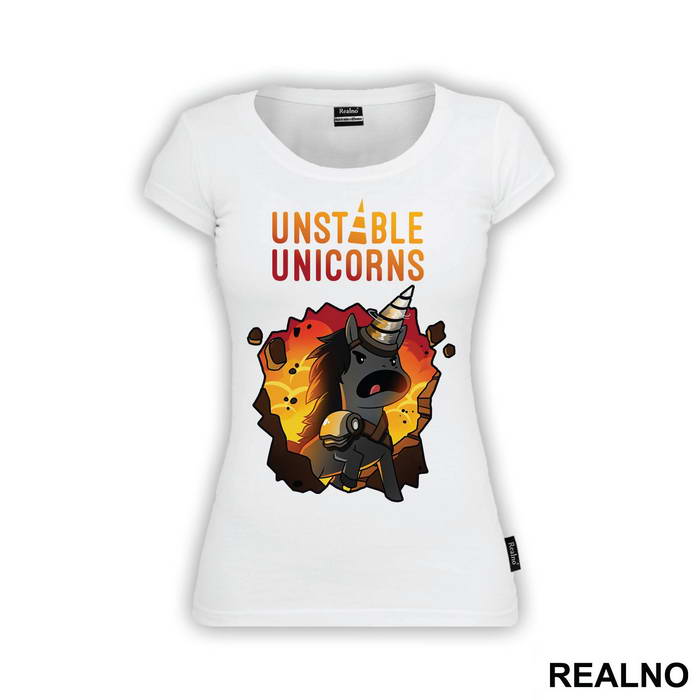 Breaking Through - Unicorn - Jednorog - Majica