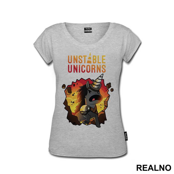 Breaking Through - Unicorn - Jednorog - Majica