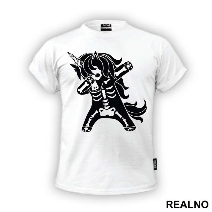 Dabbing Unicorn X-Ray - Jednorog - Majica