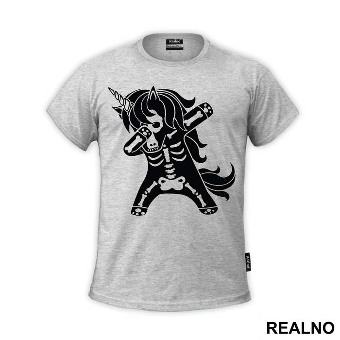 Dabbing Unicorn X-Ray - Jednorog - Majica