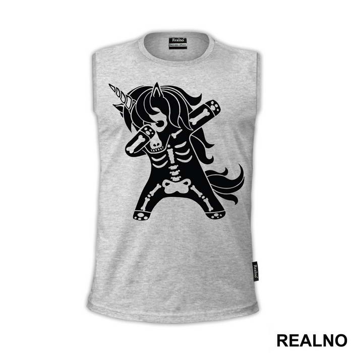 Dabbing Unicorn X-Ray - Jednorog - Majica