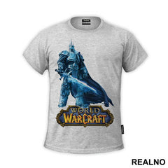 Lich King With Frostmourne - World Of Warcraft - WOW - Majica