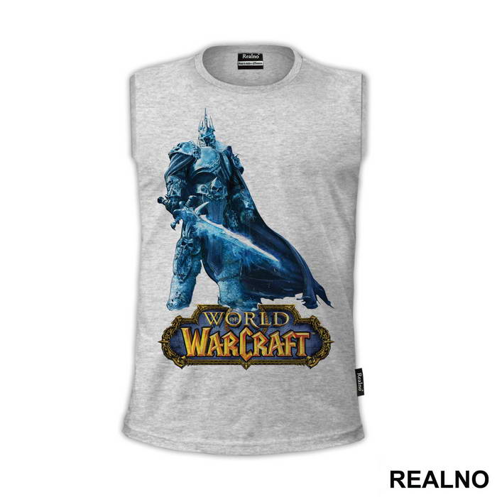 Lich King With Frostmourne - World Of Warcraft - WOW - Majica