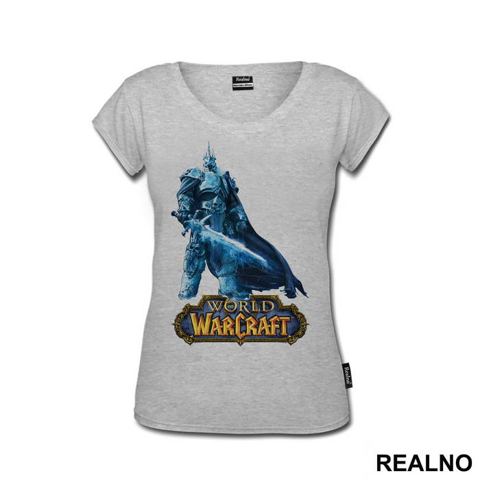 Lich King With Frostmourne - World Of Warcraft - WOW - Majica