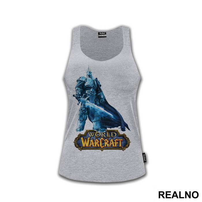 Lich King With Frostmourne - World Of Warcraft - WOW - Majica