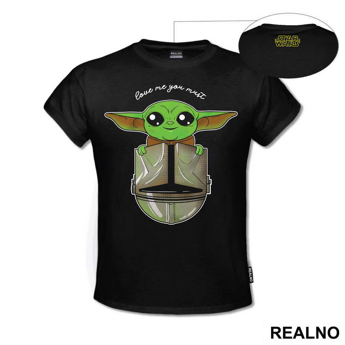 Love Me You Must Helmet - Yoda - Star Wars