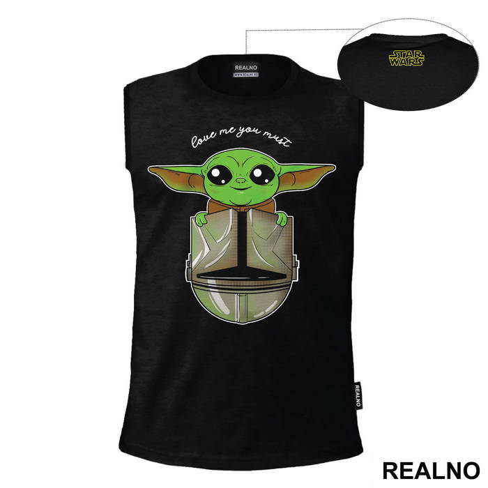 Love Me You Must Helmet - Yoda - Star Wars