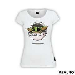 Baby Yoda And A Frog In The Crib - Yoda - Star Wars