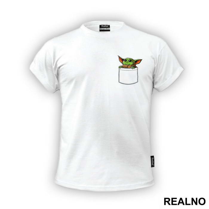 Baby Yoda In A Pocket - Yoda - Star Wars