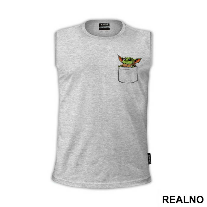Baby Yoda In A Pocket - Yoda - Star Wars