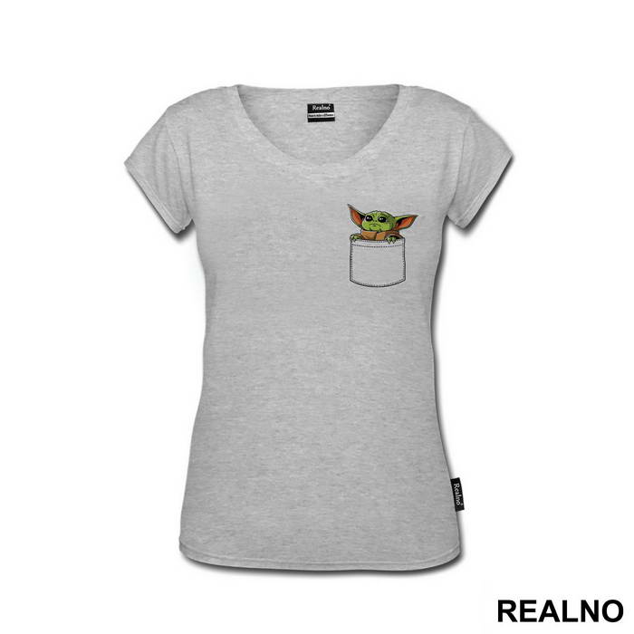Baby Yoda In A Pocket - Yoda - Star Wars
