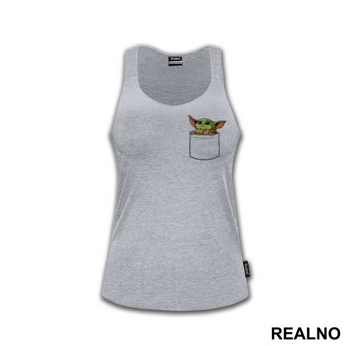 Baby Yoda In A Pocket - Yoda - Star Wars