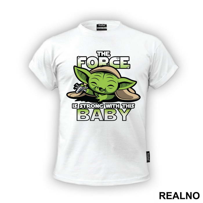 The Force Is Strong With This Baby - Yoda - Star Wars
