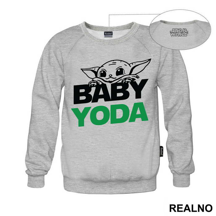 Baby Yoda Looking Over - Yoda - Star Wars