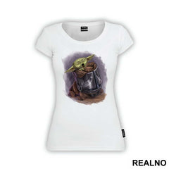 Baby Yoda In The Helmet - Yoda - Star Wars