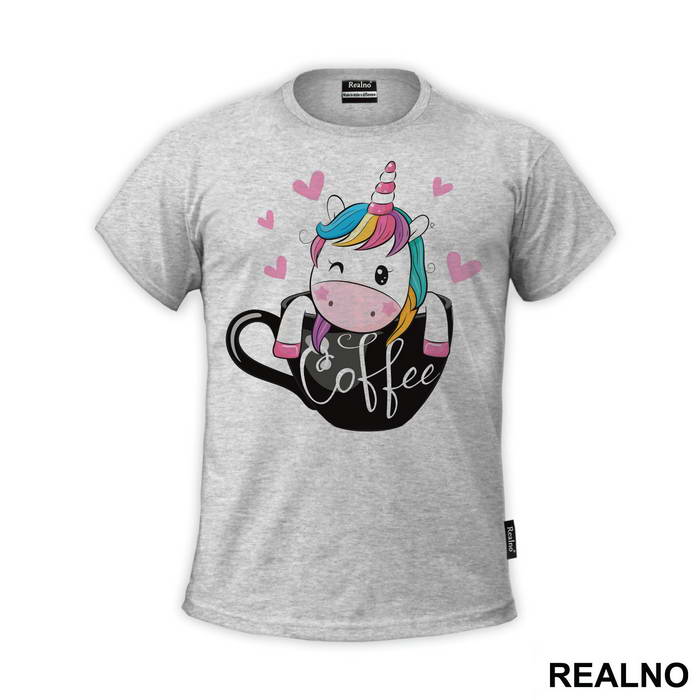 Inside A Coffee Mug - Unicorn - Jednorog - Majica