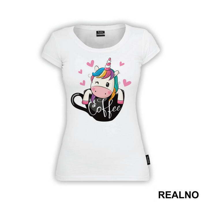 Inside A Coffee Mug - Unicorn - Jednorog - Majica