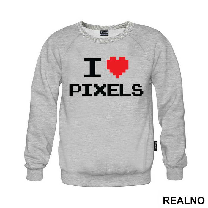 I Love Pixels - Geek - Majica