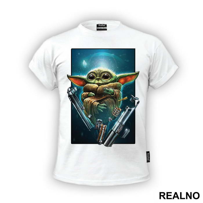 Yoda Deconstricts Lightsaber - Yoda - Star Wars