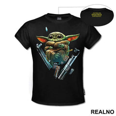Yoda Deconstricts Lightsaber - Yoda - Star Wars
