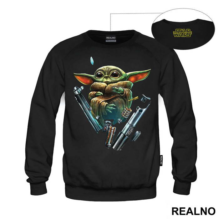 Yoda Deconstricts Lightsaber - Yoda - Star Wars