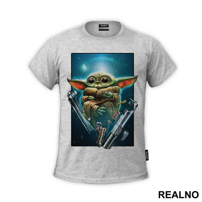 Yoda Deconstricts Lightsaber - Yoda - Star Wars