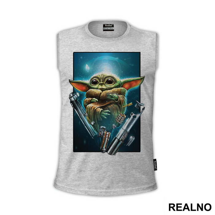 Yoda Deconstricts Lightsaber - Yoda - Star Wars