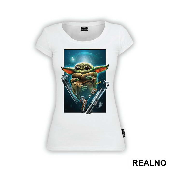 Yoda Deconstricts Lightsaber - Yoda - Star Wars