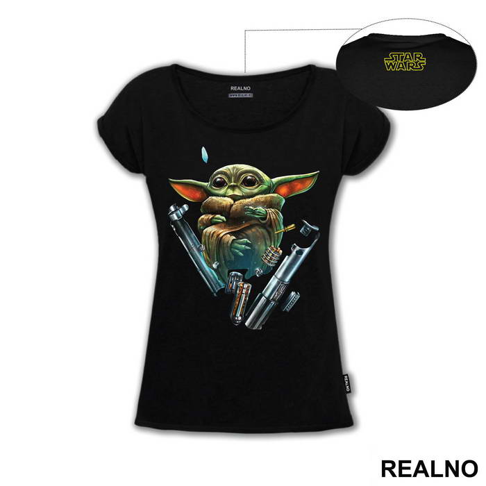 Yoda Deconstricts Lightsaber - Yoda - Star Wars