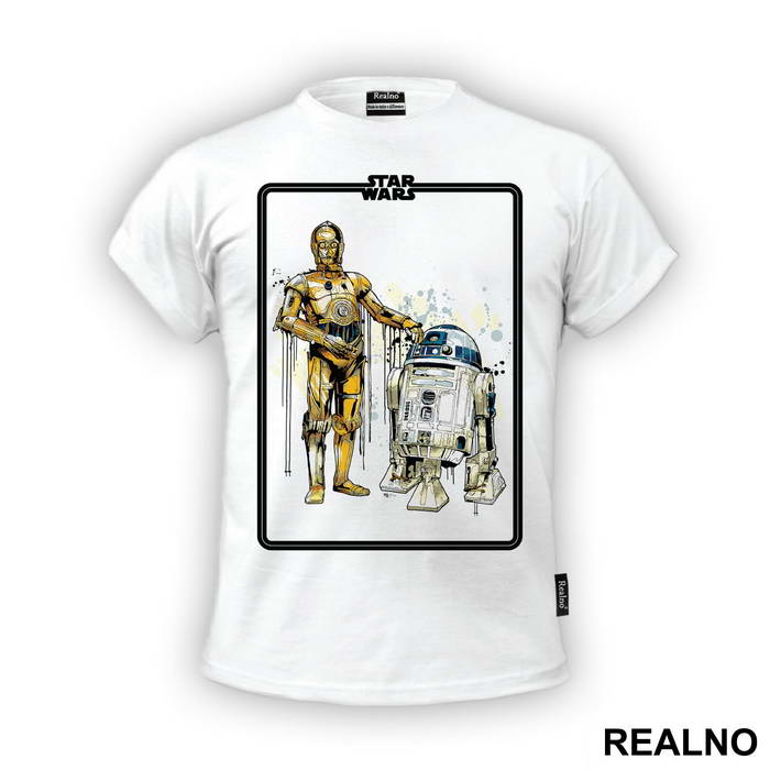 C3PO and R2D2 Dripping - Star Wars