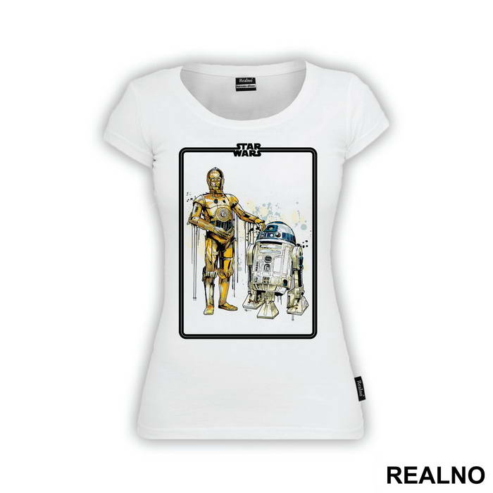 C3PO and R2D2 Dripping - Star Wars