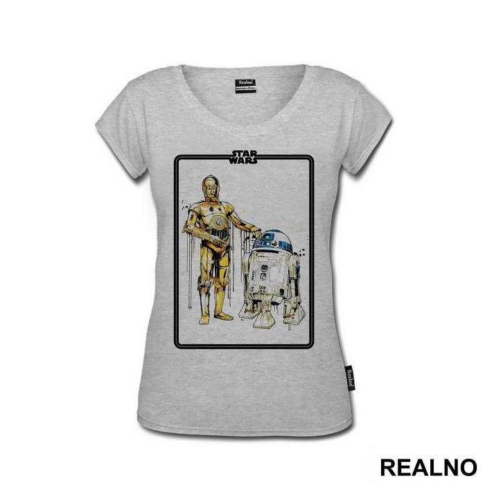 C3PO and R2D2 Dripping - Star Wars