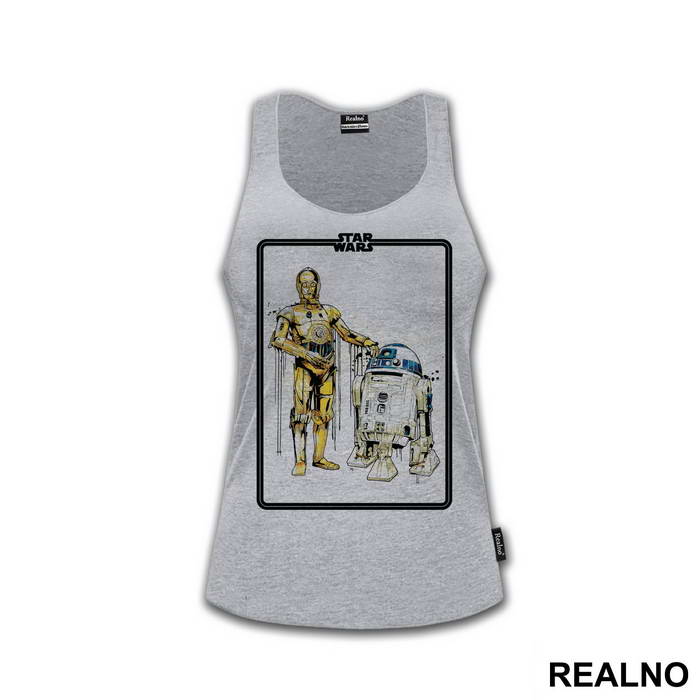 C3PO and R2D2 Dripping - Star Wars
