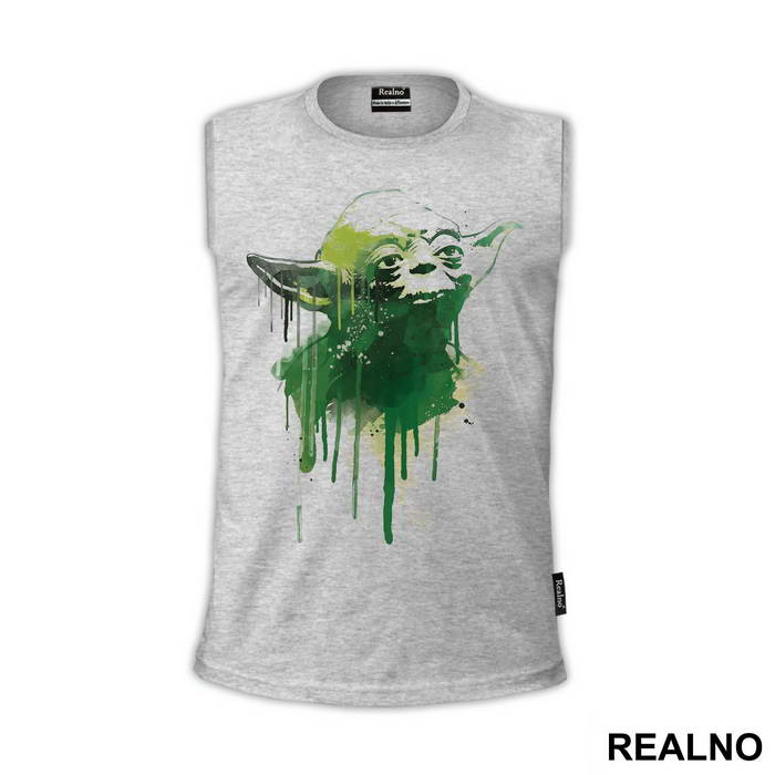 Yoda Dripping Portrait - Star Wars